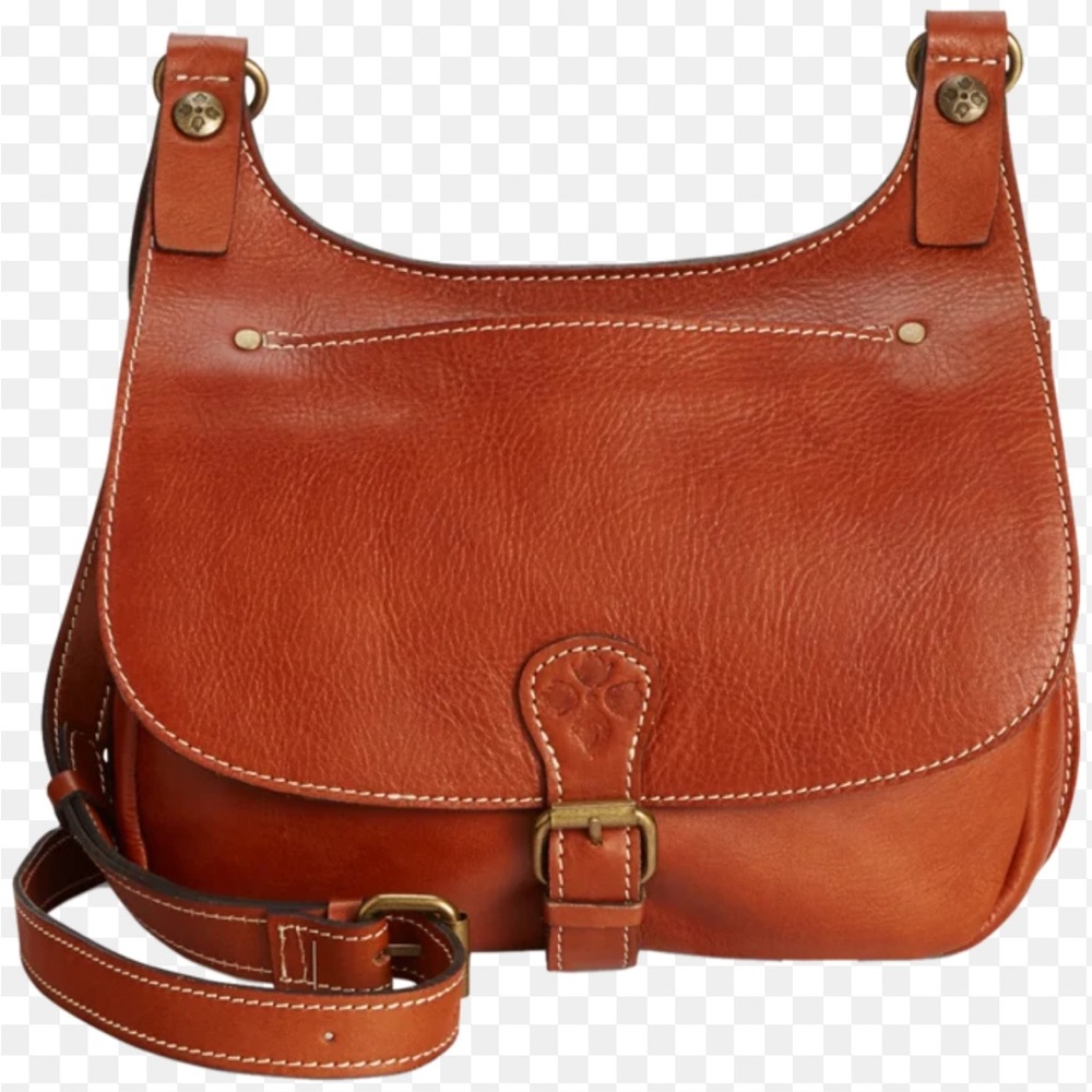Patricia Nash London Smooth Leather Saddle Bag